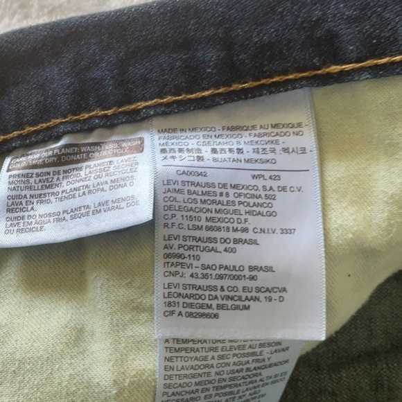 Levi's Relaxed Blue Denim Jeans Timeless Style 514 - Picture 8 of 10